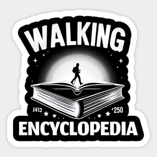 Walking Encyclopedia Sticker